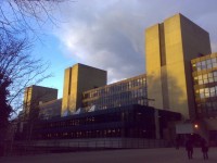 The Institute of Education, London at twilight today