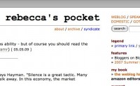 Rebecca's Pocket. My inspiration