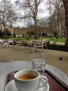 My favourite café in Russell Square. Scene of much doctoral thinking. 