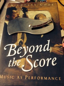 "Beyond the Score" and the implement that helped me understand Schenker's complaint about piano fingering