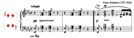 Schubert Notturno for piano solo: click to download the free score