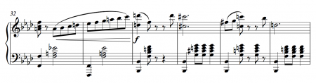 Esmeralda male variation music (clip of the piano score)