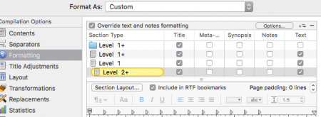 scrivener-formatting