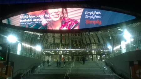 The Station Street entrance to New Street station: a terrible assault on the attentional commons