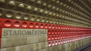 Staroměstská metro station in Prague