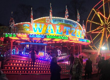 A fairground waltzer