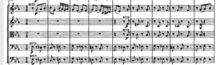 Extract of full score of Nureyev's Siegfried solo in Act 2 of Swan Lake